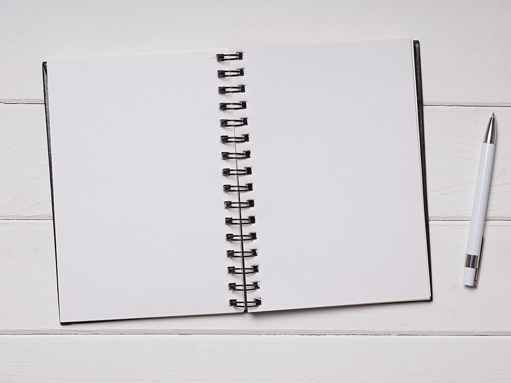 Pen and notebook